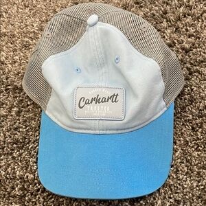 Carhartt Light Blue and Gray Cap